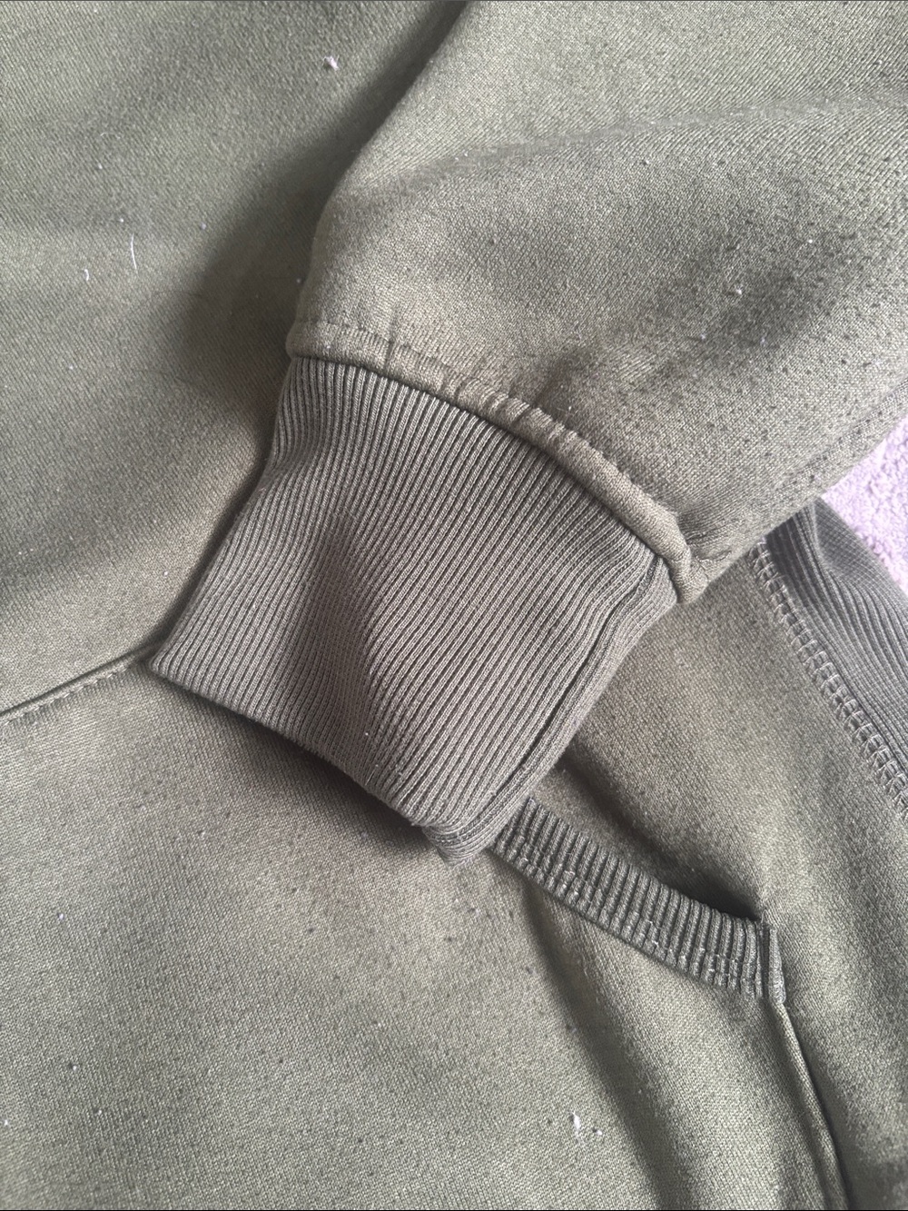 Ralph Lauren Olive Green Full-Zip Hoodie - Picture 3 of 3